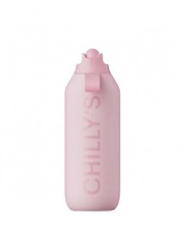 Botella Chilly's Flip Serie 2 Rosa 1L